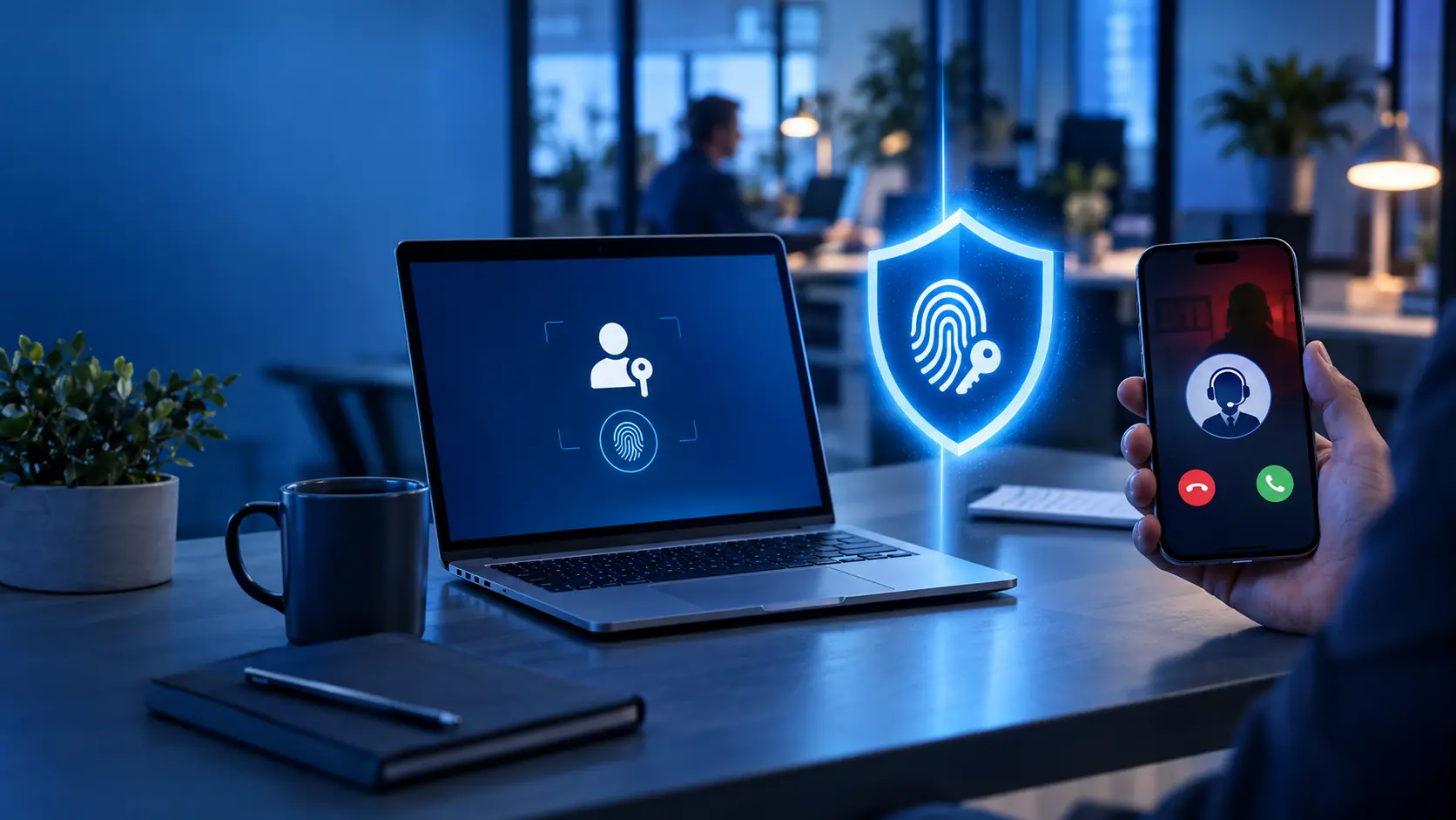Valse IT-helpdesk probeert via een telefoontje de passkey van een kmo-medewerker te misbruiken